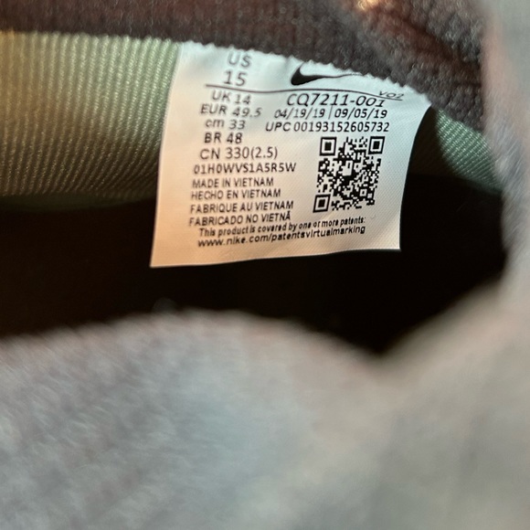 Men's Nike Gore-Tex x Air Force 1 High WTR 'The 10TH' Sneaker Theioth Techwear - Picture 5 of 7